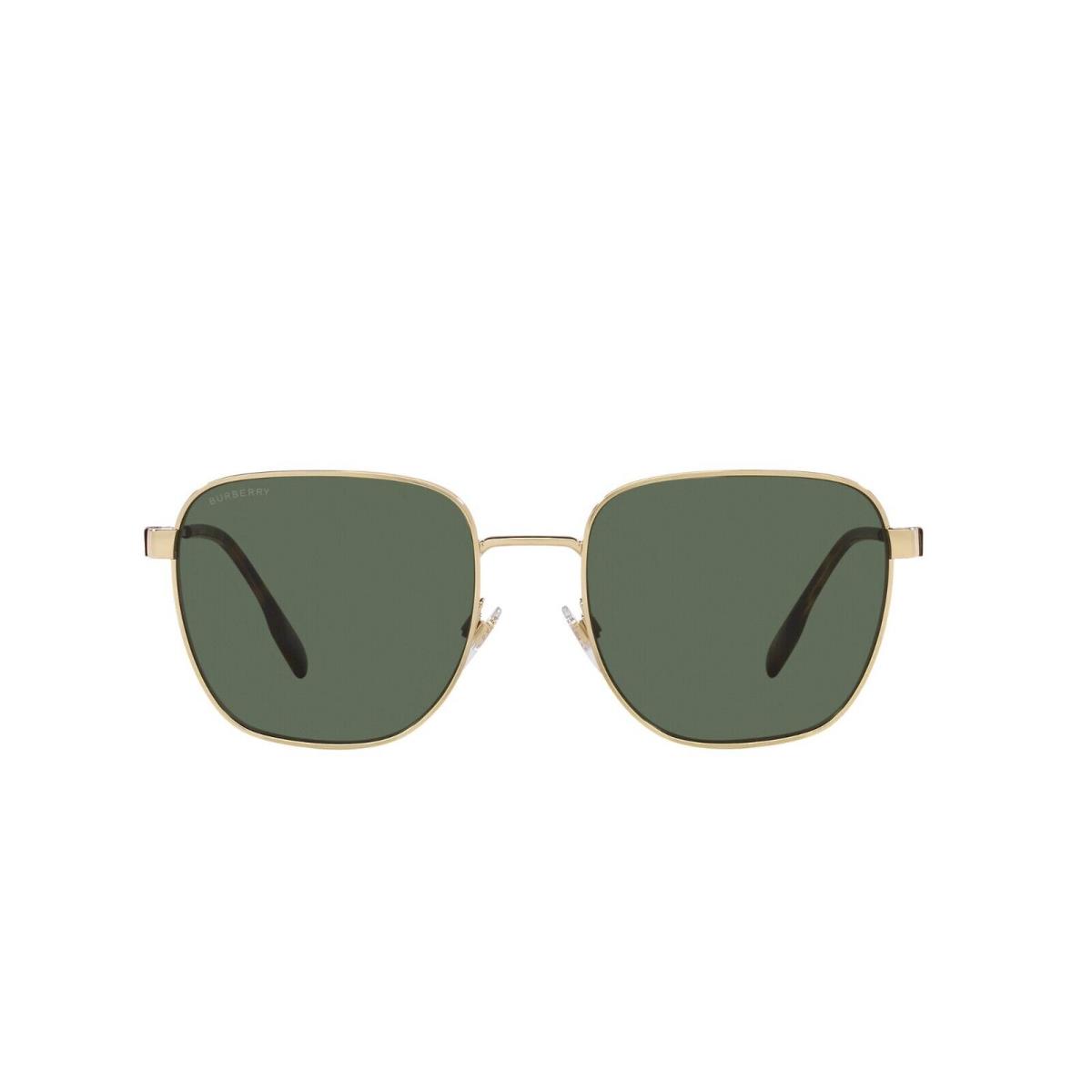 Burberry Drew BE 3142 Pale Gold/green 1109/71 Sunglasses