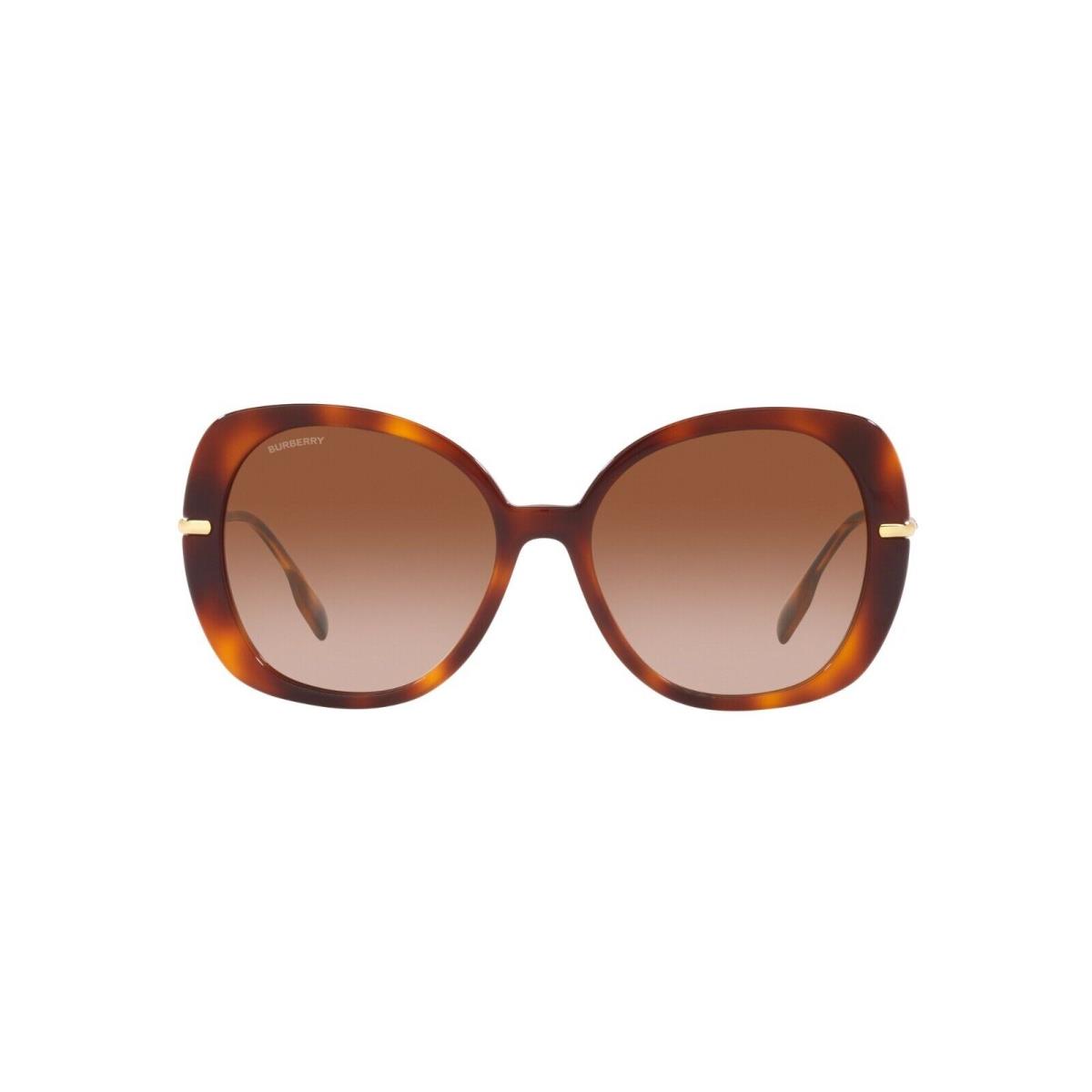 Burberry Eugenie BE 4374 Havana/brown Shaded 3316/13 Sunglasses