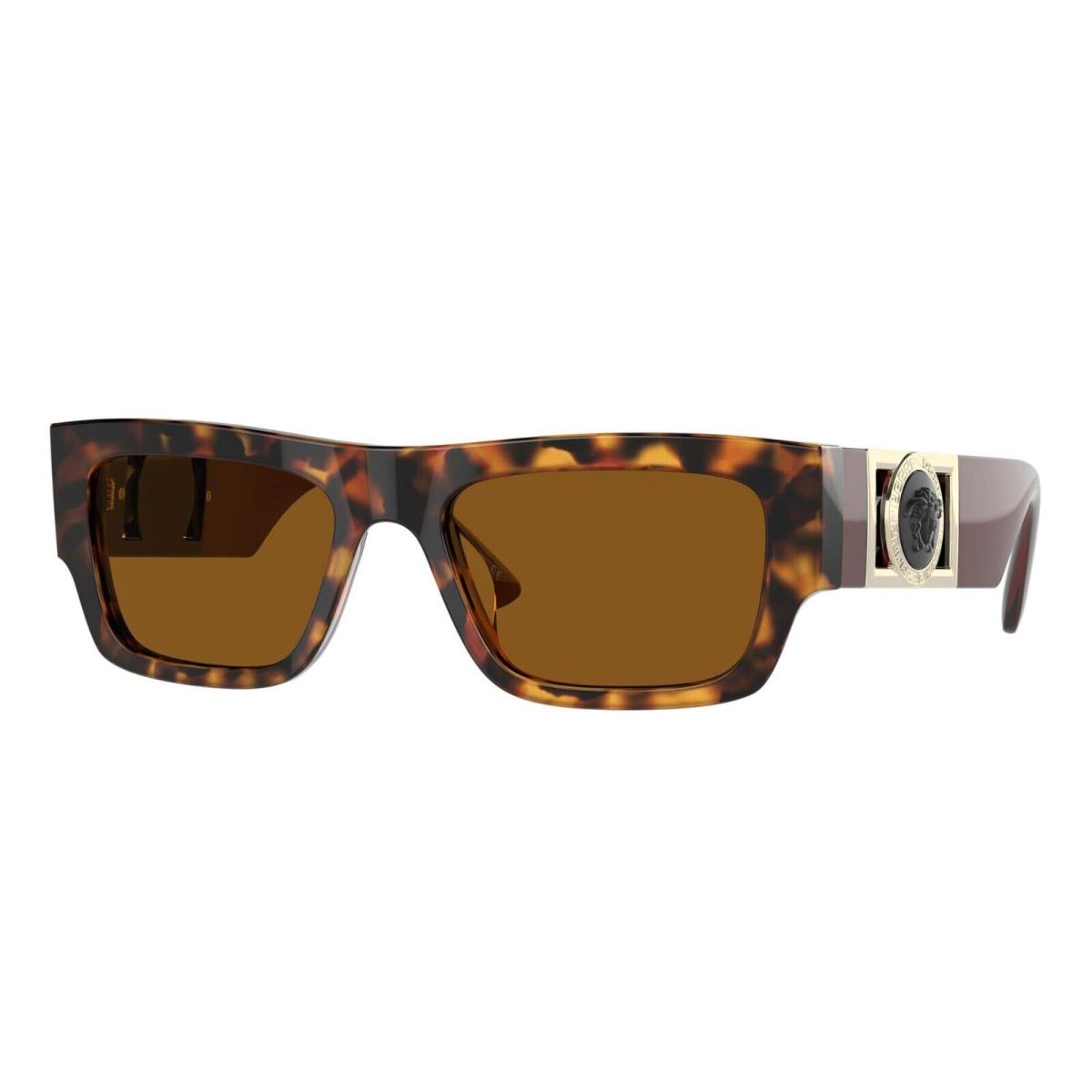 Versace VE 4416U Havana/dark Bronze 5119/63 Sunglasses