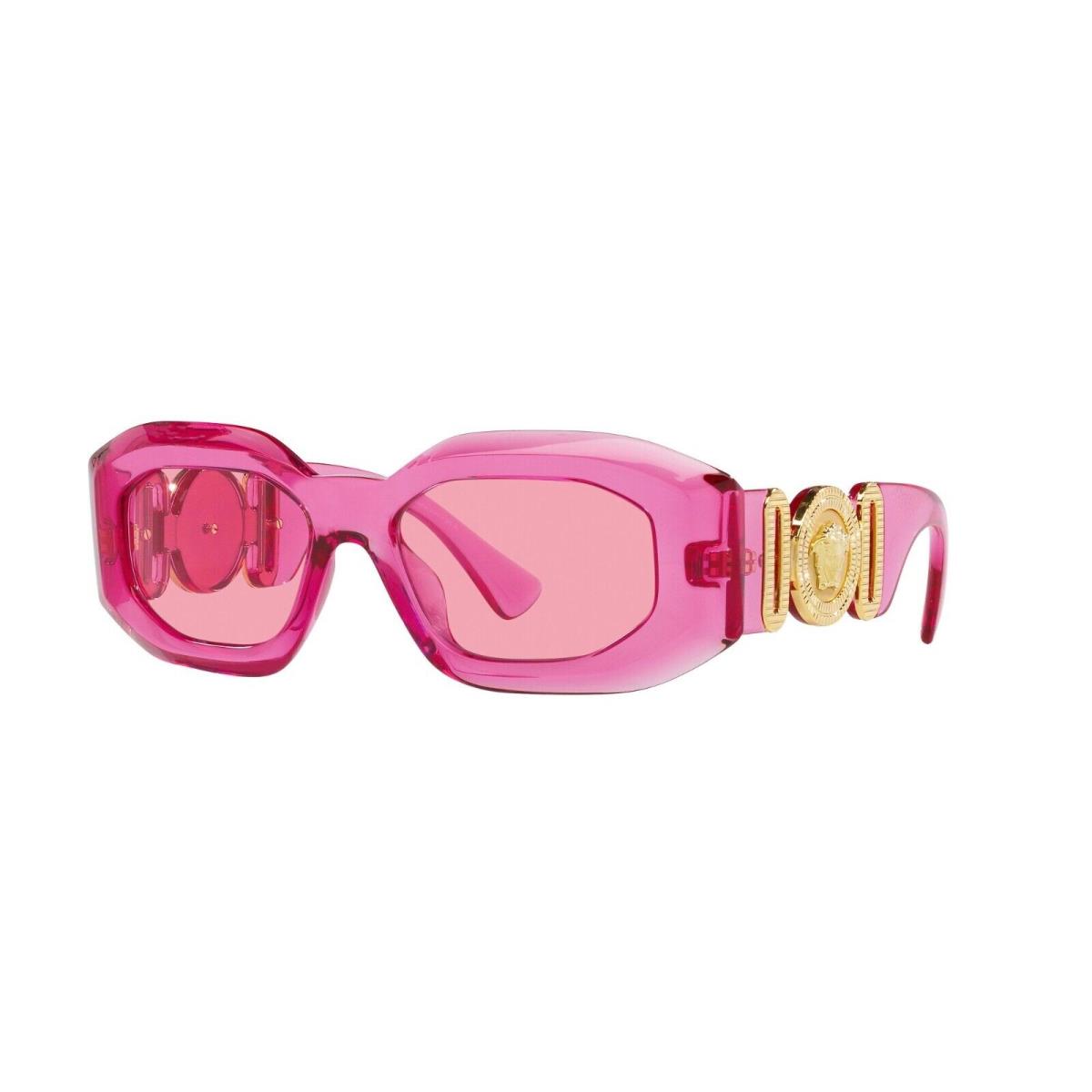 Versace Rock Icons VE 4425U Transparent Pink/pink 5421/84 Sunglasses