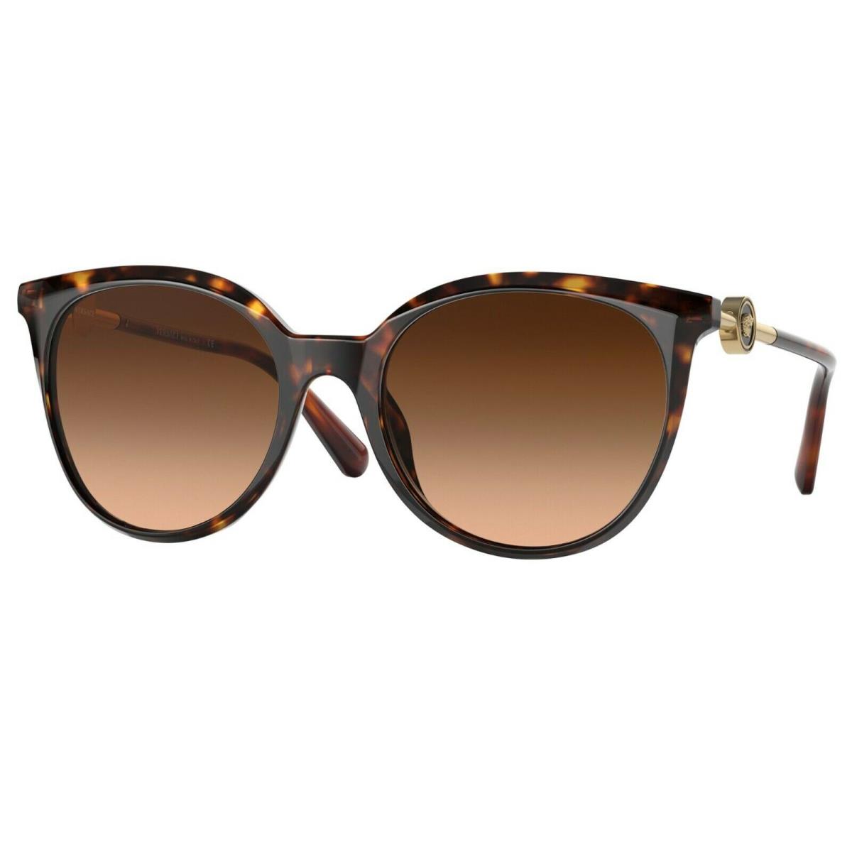 Versace Enamel Medusa VE 4404 Havana/brown Shaded 108/74 Sunglasses