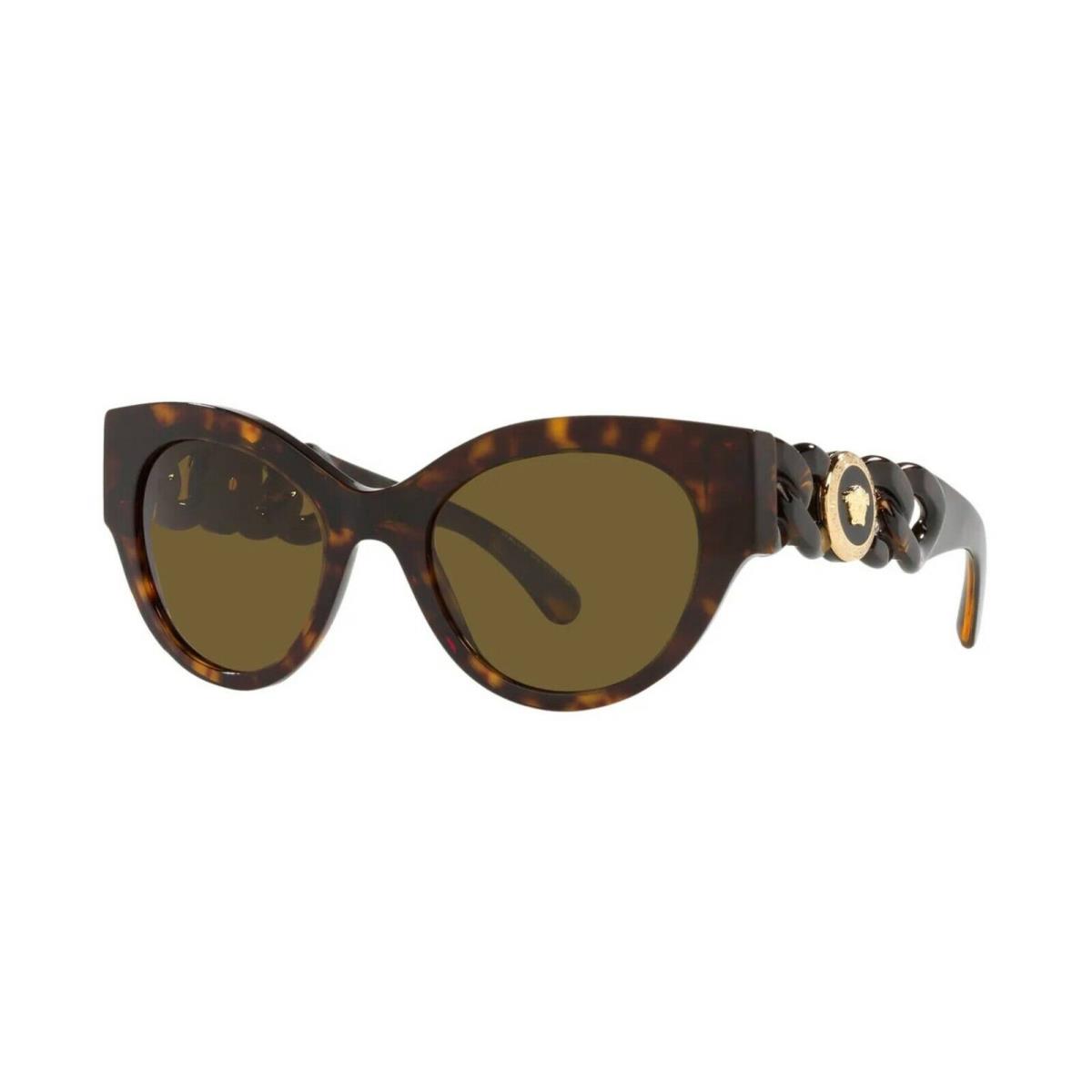 Versace VE 4408 Havana/brown 108/73 Sunglasses