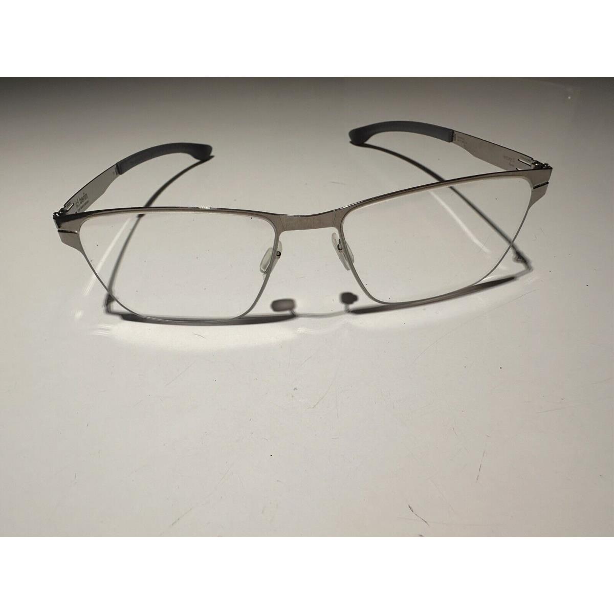 IC Berlin Henning O. Chrome 52mm Eyeglasses Made In Germany