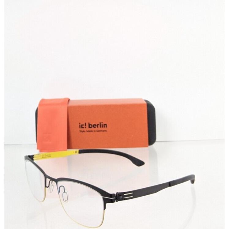 ic Berlin Eyeglasses Model Sulley Acid Yellow Black 48mm