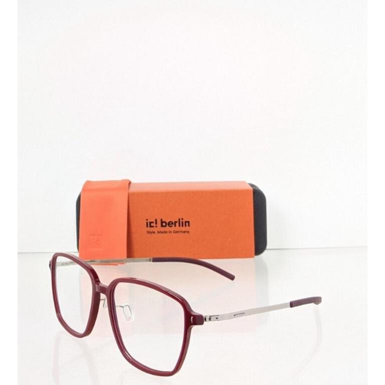 ic Berlin Eyeglasses Model Marlene Burgundy 52mm