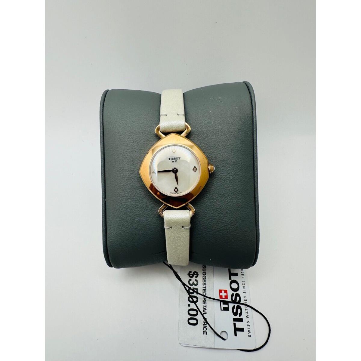 Tissot Femini-t White Mother of Pearl Rose Gold Petite Watch T1131093611600