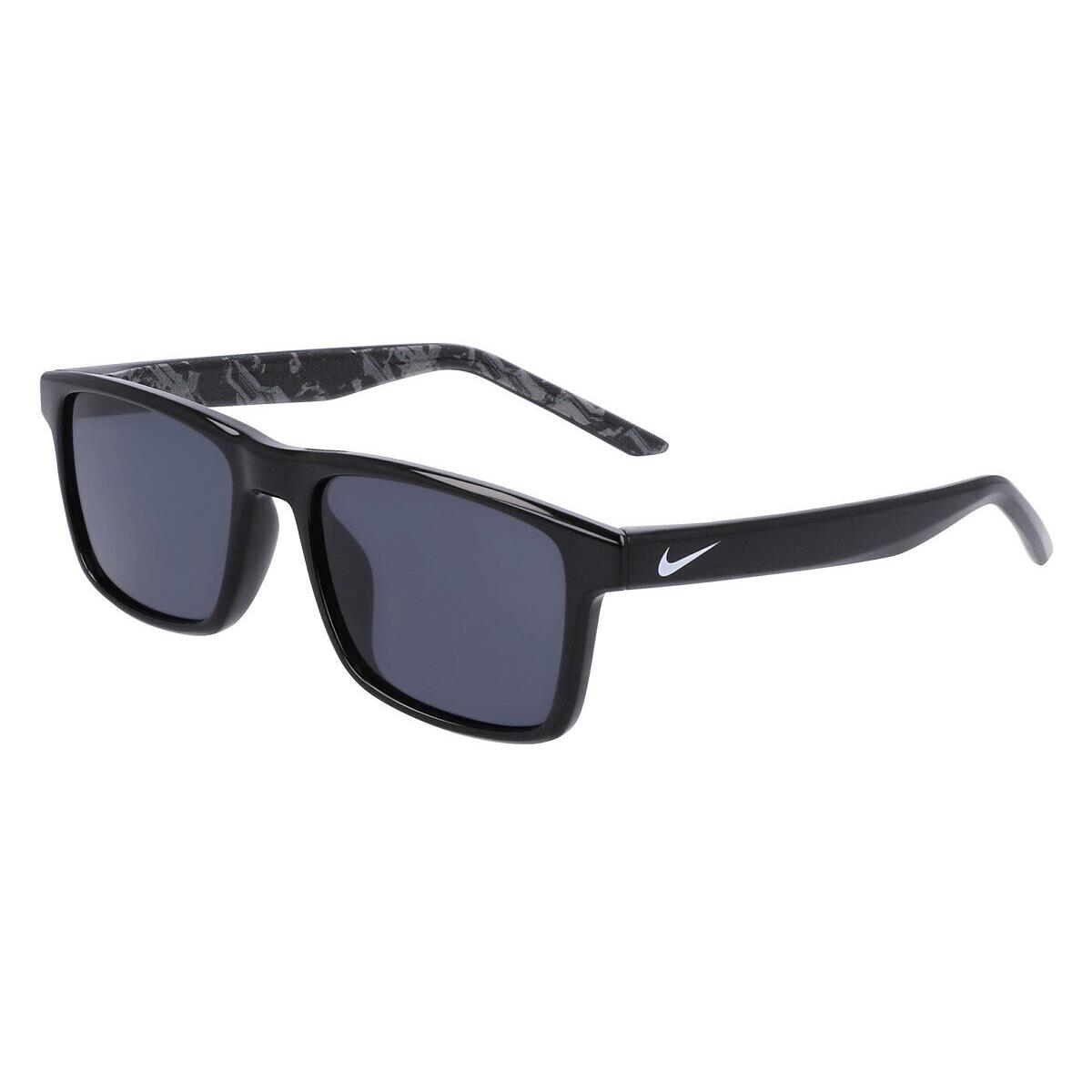 Nike Cheer DZ7380 Sunglasses Black Dark Gray 49mm
