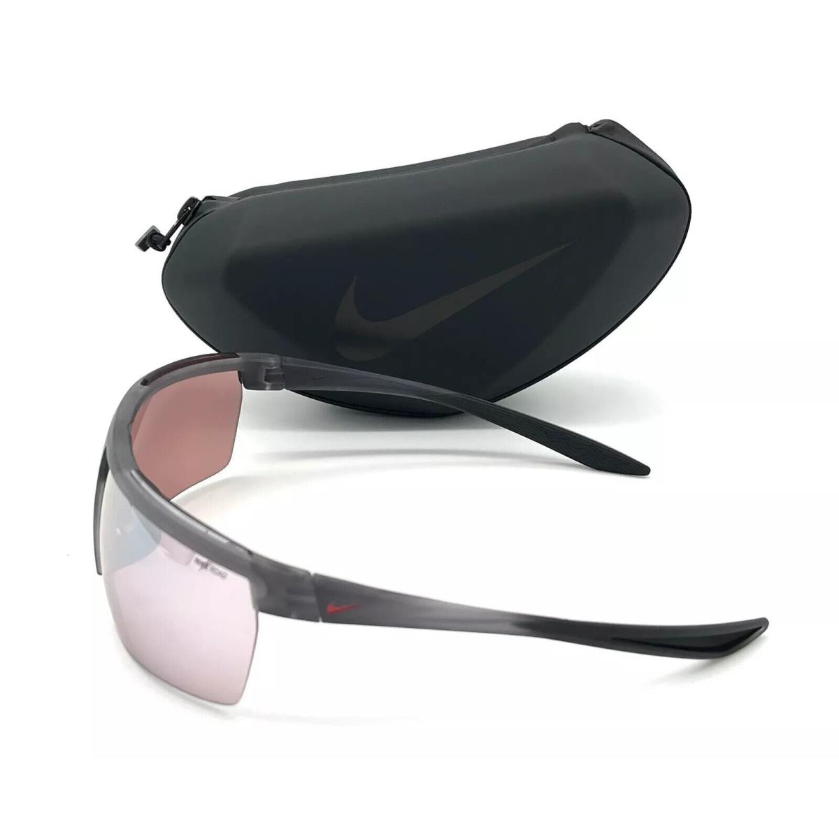 Nike WINDSHIELD-E-CW4662-080-75 Matte Dark Grey Sunglasses - Frame: MATTE DARK GREY, Lens: ROAD TINT WHITE MIRROR