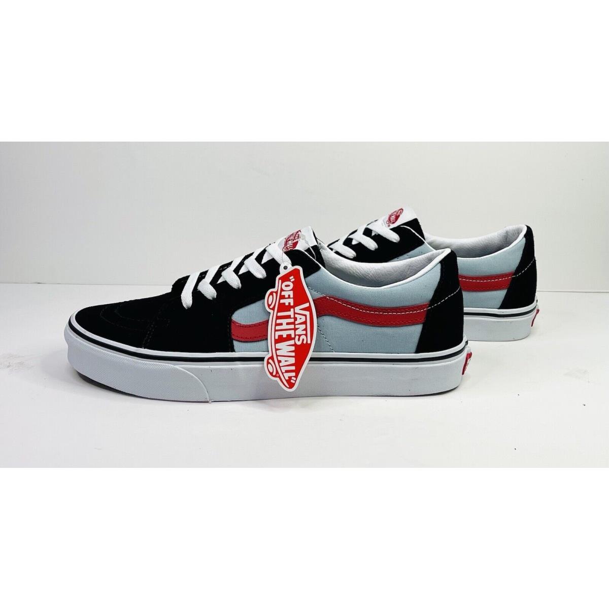 Vans SK8-Low 2-Tone Black Winter Sky Skateboard Shoe`s Men`s Size 11