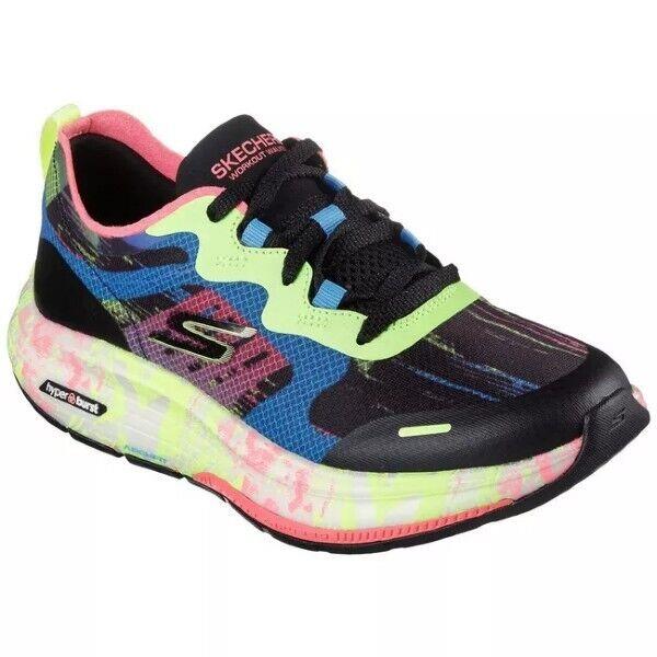 Women`s sz9 Skechers Graffiti Multi Color Ultimate Walking Workout Shoes - Multi