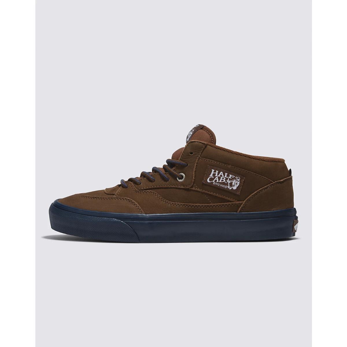 Vans Skate Half Cab `92 X Nick Michel Shoe Mens 9 Brown/navy Classic Style