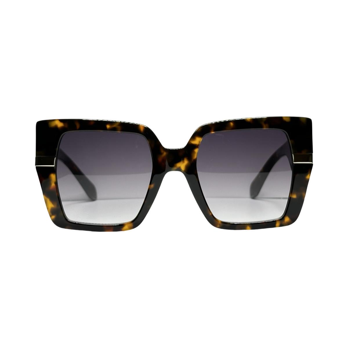 Quay Notorious Designer Chic Sunglasses Oversized Square Frames Multiple Options Tortoise