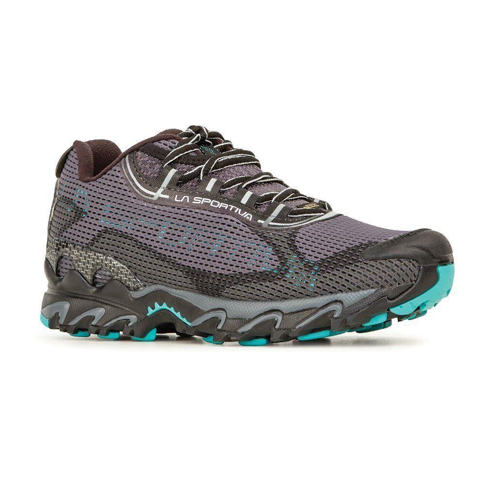 La Sportiva Wildcat 2.0 Gtx Women`s Trail Running Shoes Carbon/aqua W39.5