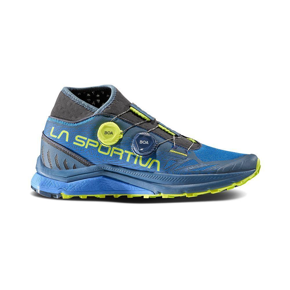 La Sportiva Jackal II Boa Men`s Trail Running Shoes Storm Blue/lime Punch M45