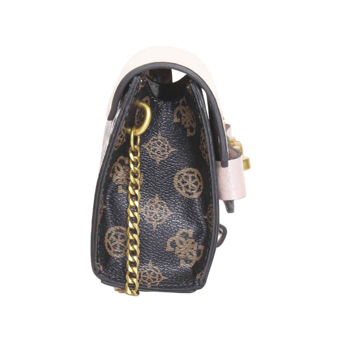 Guess Women`s Zira-mini LA848478 Handbag Crossbody Flap Purse Leopard Multi