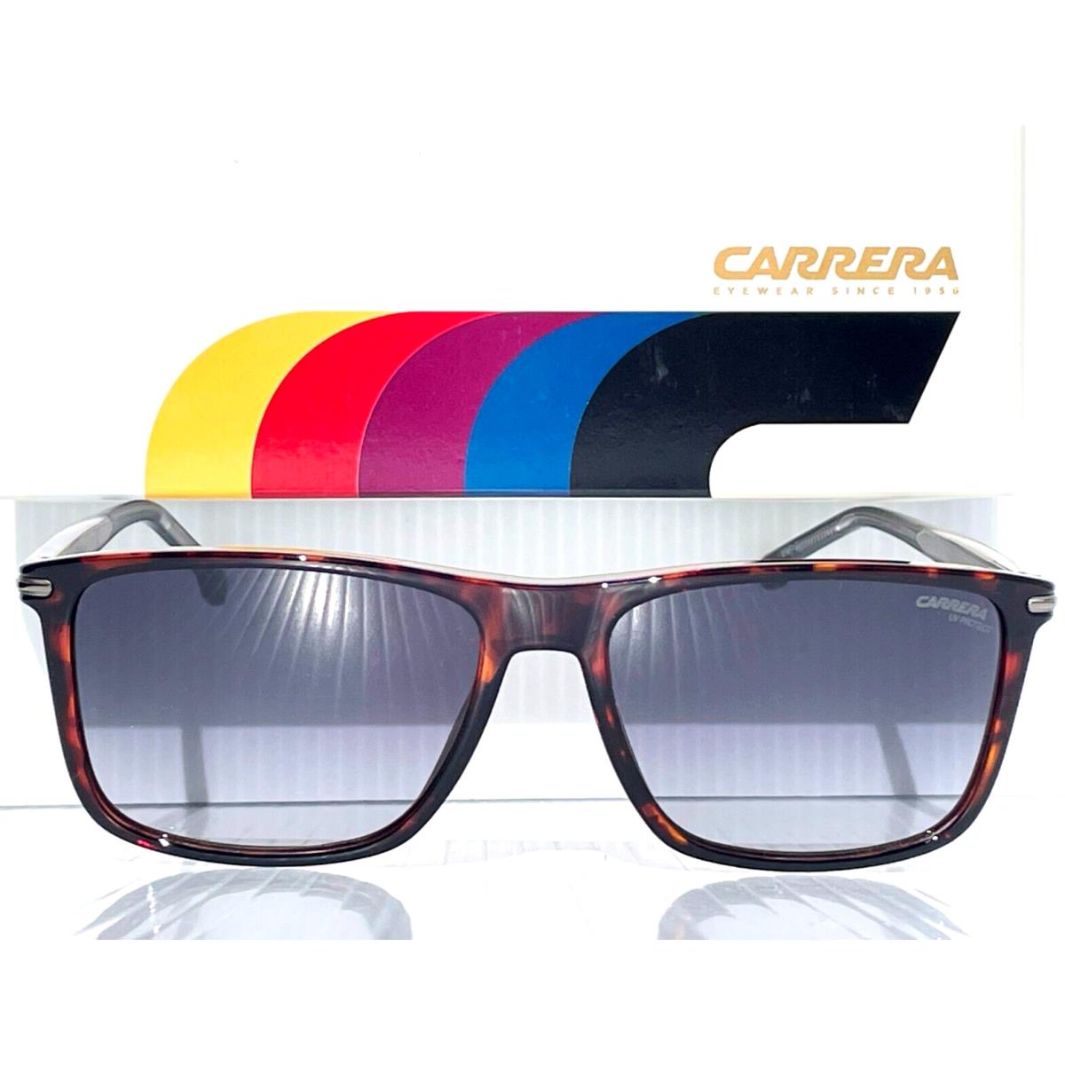 Carrera Black Tortoise Frame Gradient Grey Lens Sunglass 298/S 0869O
