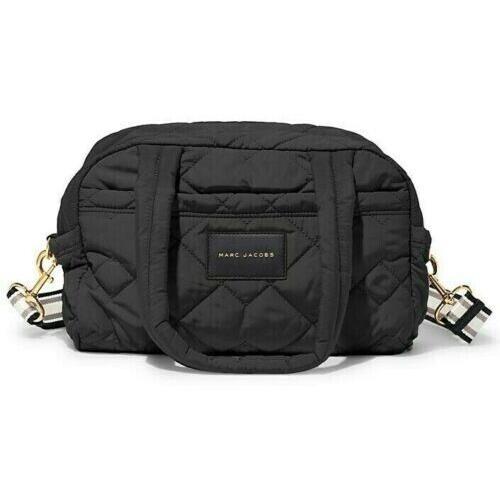 Marc Jacobs Quilted Nylon Large Weekender Travel Bag Black ML24032