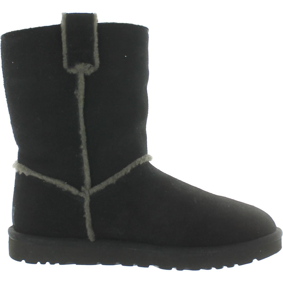 Ugg Womens Suede Wool Blend Cozy Winter Snow Boots Shoes Bhfo 6302