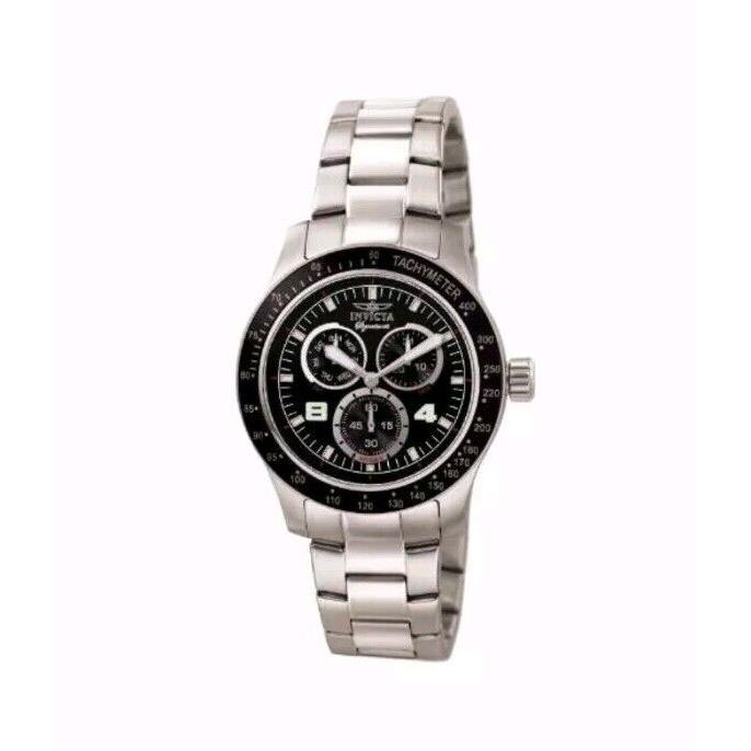 Invicta Signature Chronograph Black Dial Stainless Steel Men`s Watch 7305