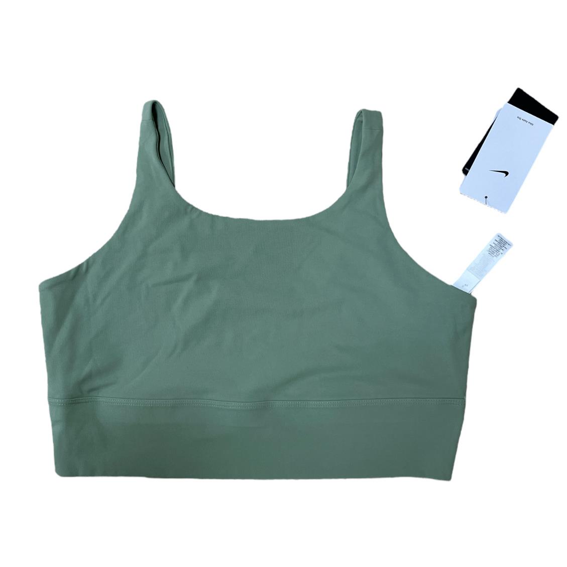 Nike Sport Bra Trainning Top For Women Gray Green You As See Pics Size L