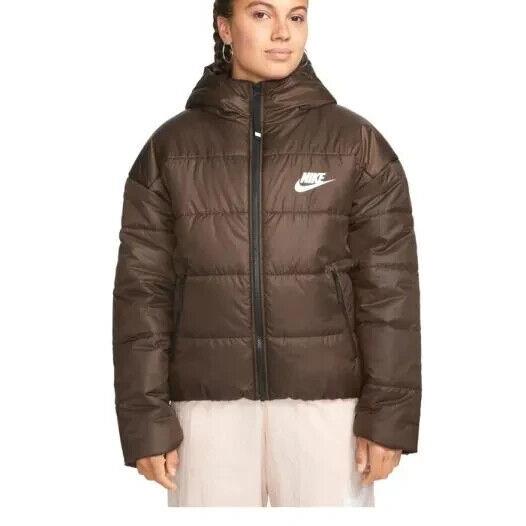 Nike Sportswear Therma-fit Repel City Women`s Jacket Brown DX1797-237