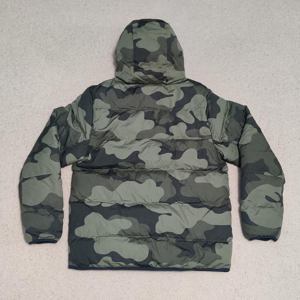 Nike Therma-fit Windrunner Insulated Puffer Men`s Jacket Green Camo DQ4935-222