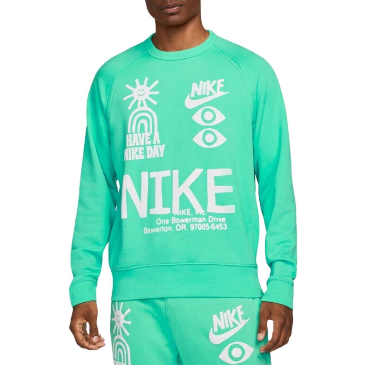 Nike Hbr-s Ft Crew Men`s T-shirt Mens Style : Dq4169