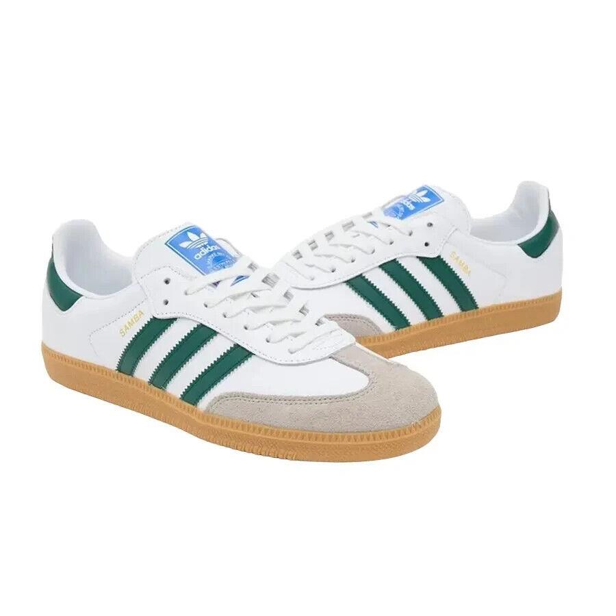 Adidas Samba OG White Collegiate Green Gum Colorway IE3437 sz 7.5-13