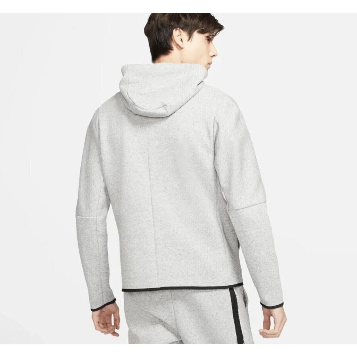Nike Men`s Sportswear Tech Full Zip Hoodie Jacket Beige DR9150-100 Size L XL Xxl