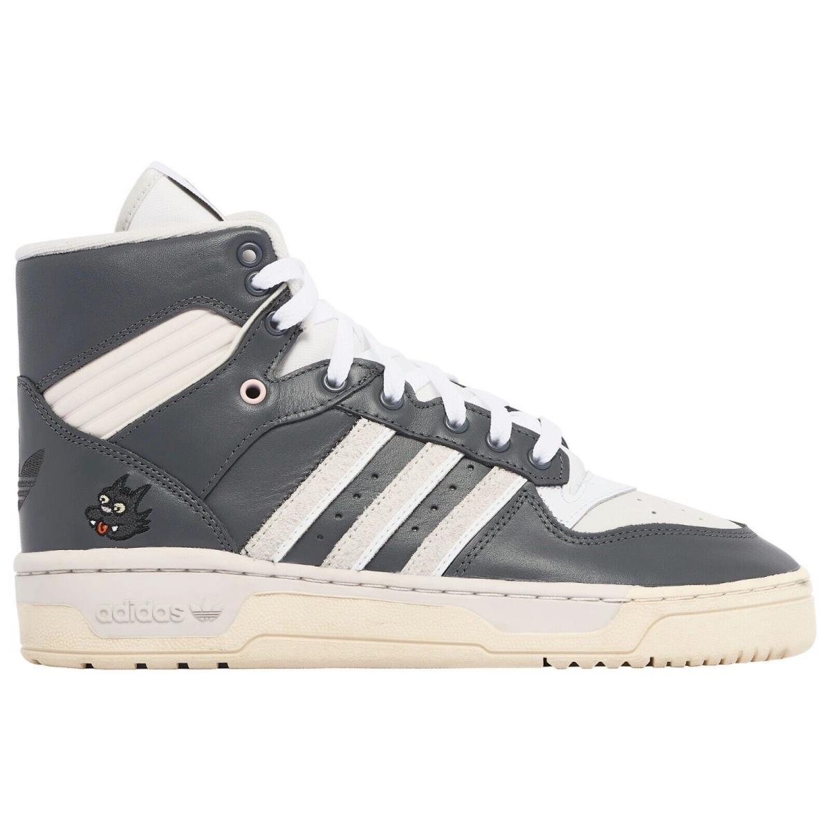 Adidas Originals Rivalry High x The Simpsons Men`s Sneakers Comfort Casual Shoes - Gray, Manufacturer: Grey/White