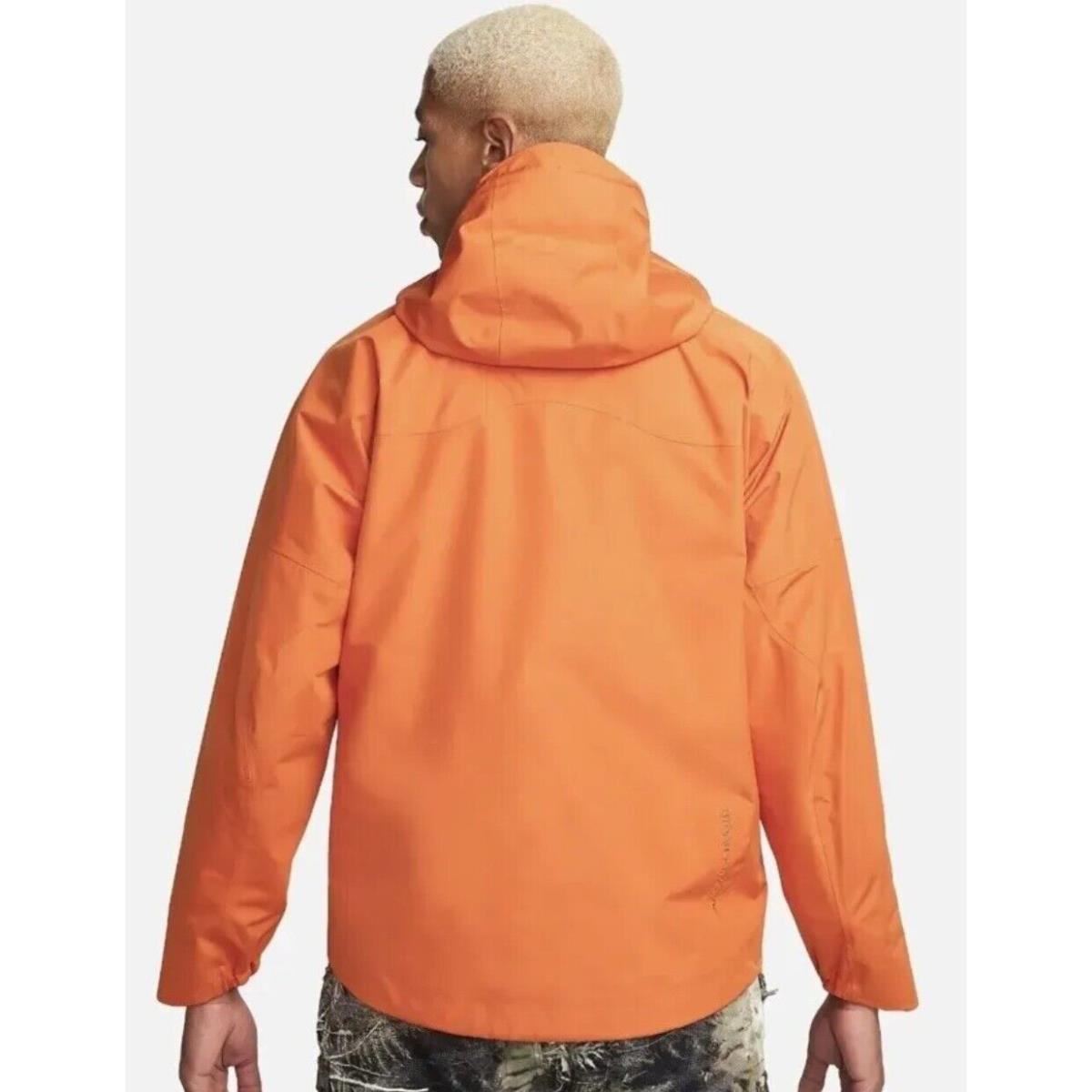 Nike Storm-fit Adv Acg Chain of Craters Jacket Orange DB3559-893 Men s Medium