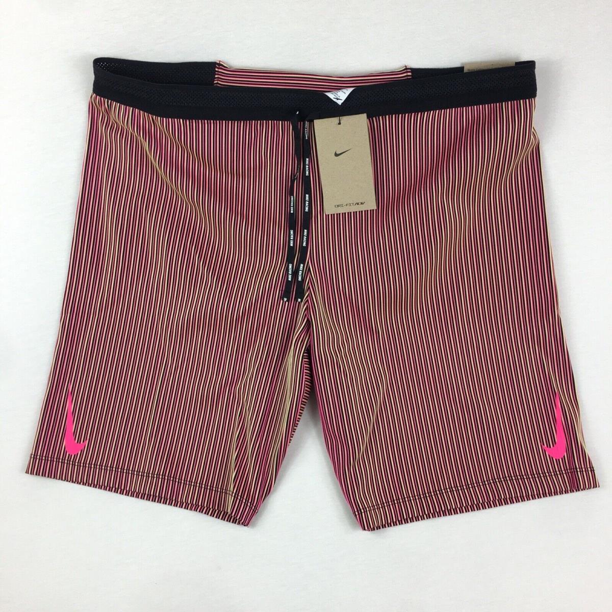 Nike Aeroswift Shorts Half Length Racing Tights Pink Men s Sz 2XL DM4622-016