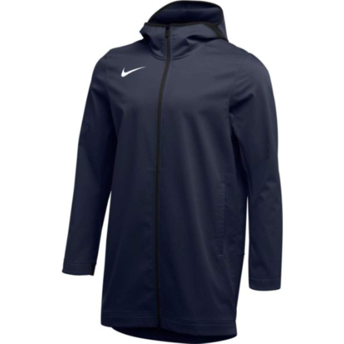 Nike Men`s Shield Repel Basketball Jacket Navy Sz Large aj6719-419