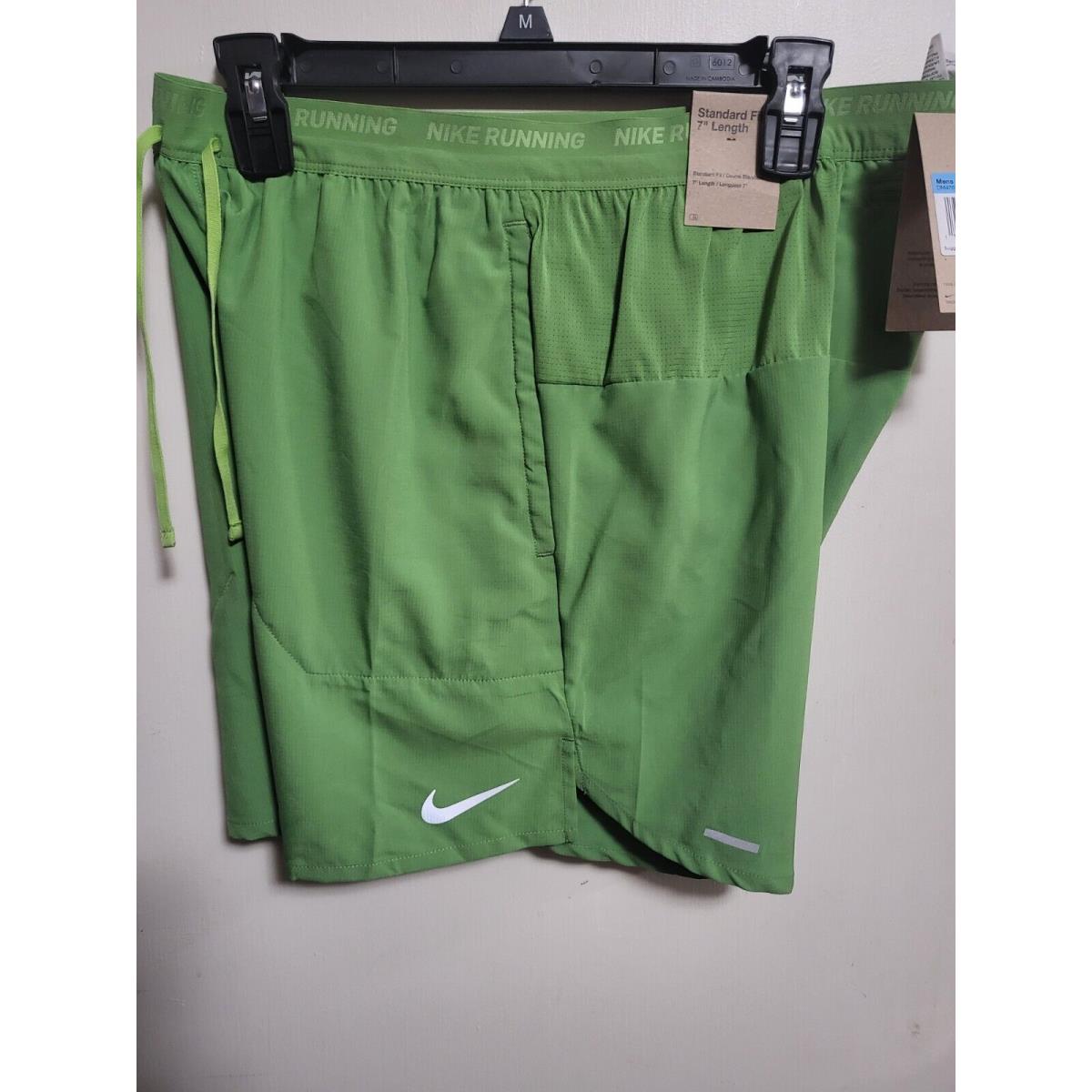 2-NWT-2024- Nike Men s Dri-fit Brief-lined Running Shorts 7 Size Med DM 4761