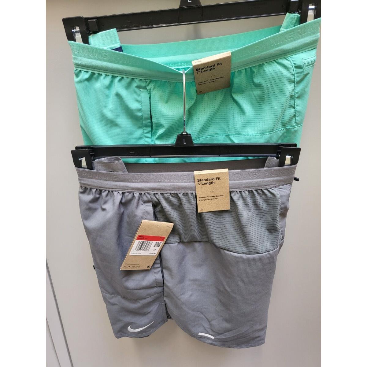 2-NWTNike Men s Flex Stride 7 2 in 1 Running Shorts Large DM4761+DM4759 Large