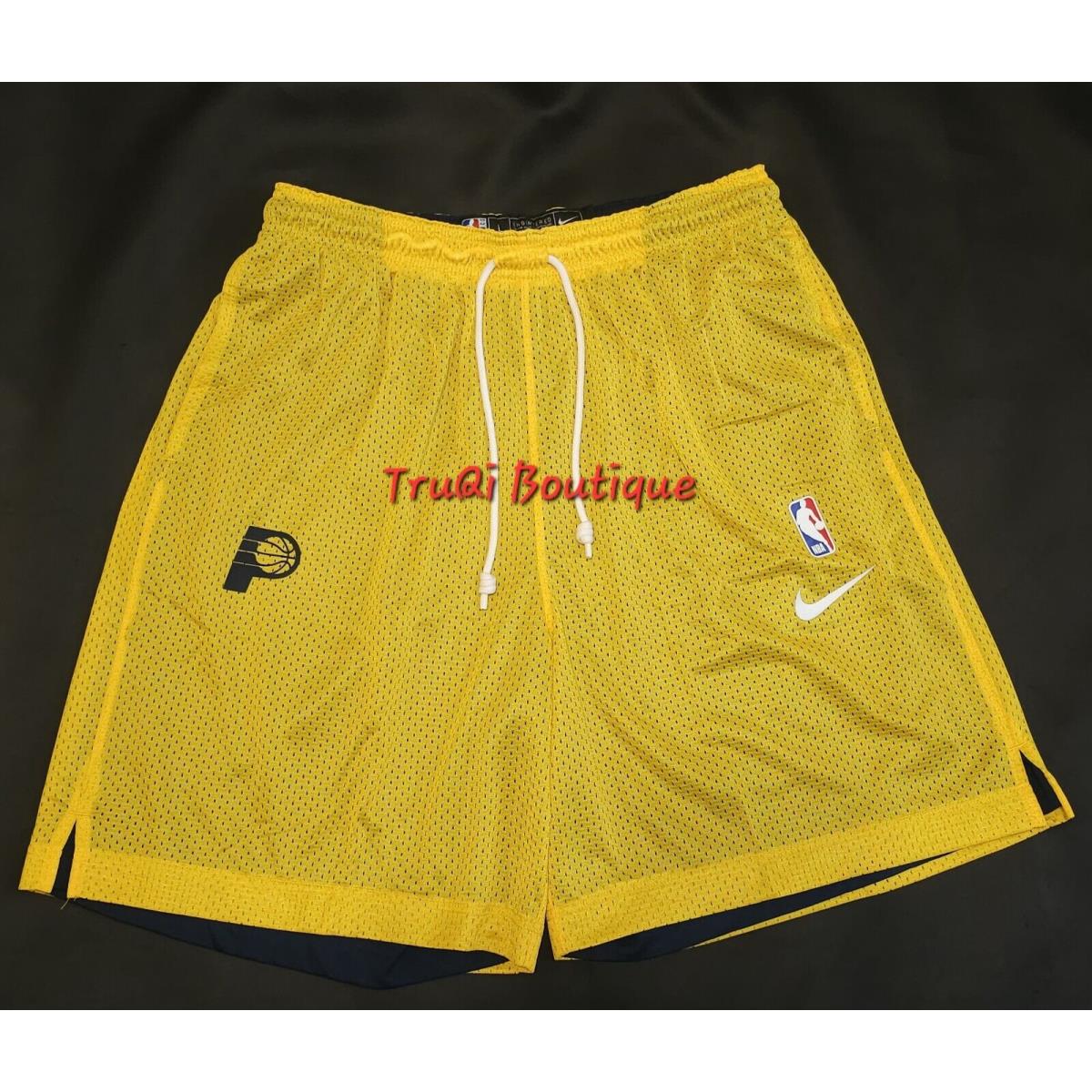 Nike Nba Standard Issue Team Reversible Mesh Basketball Shorts Indiana Pacers LT