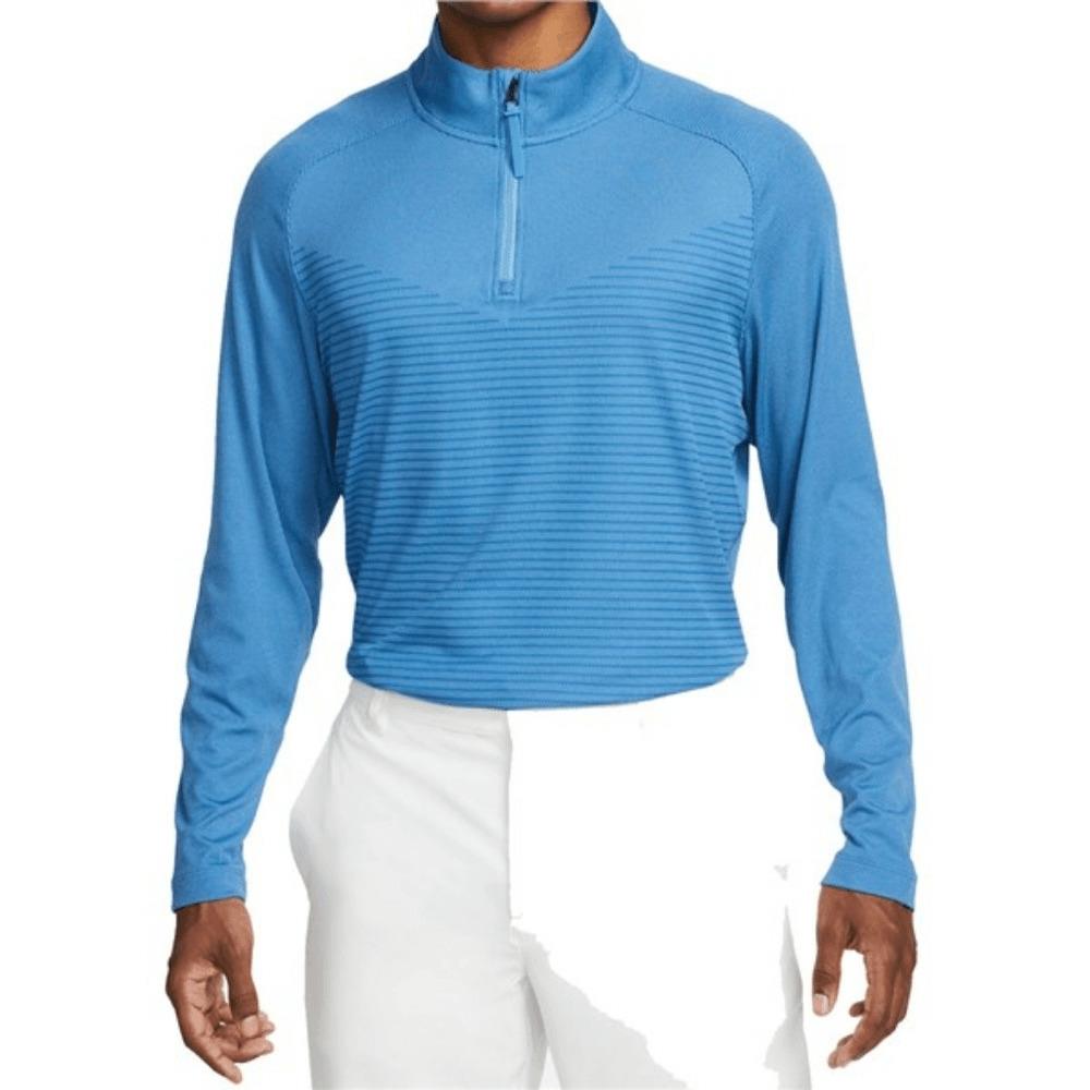 Nike Dri-fit Adv Vapor Half Zip Pullover Jacket Men`s S Blue Black DH0982-407