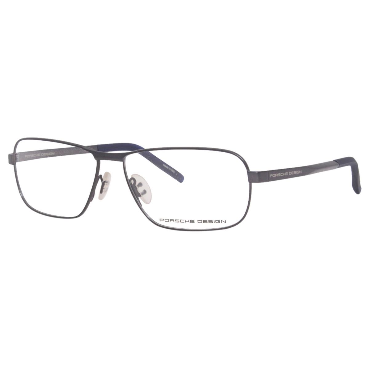 Porsche Design Men`s Eyeglasses P8303 P/8303 Full Rim Optical Frame 58mm Gray