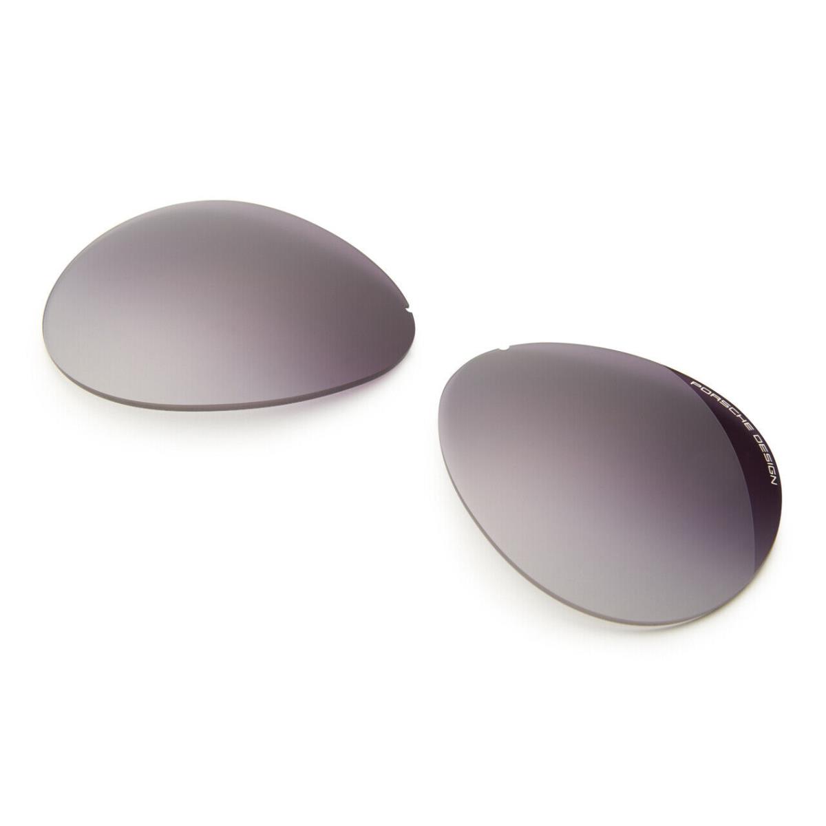 Porsche Design Lens Set For Iconic P8478 Sunglasses - Lenses Set Only Grey Gradient - V226