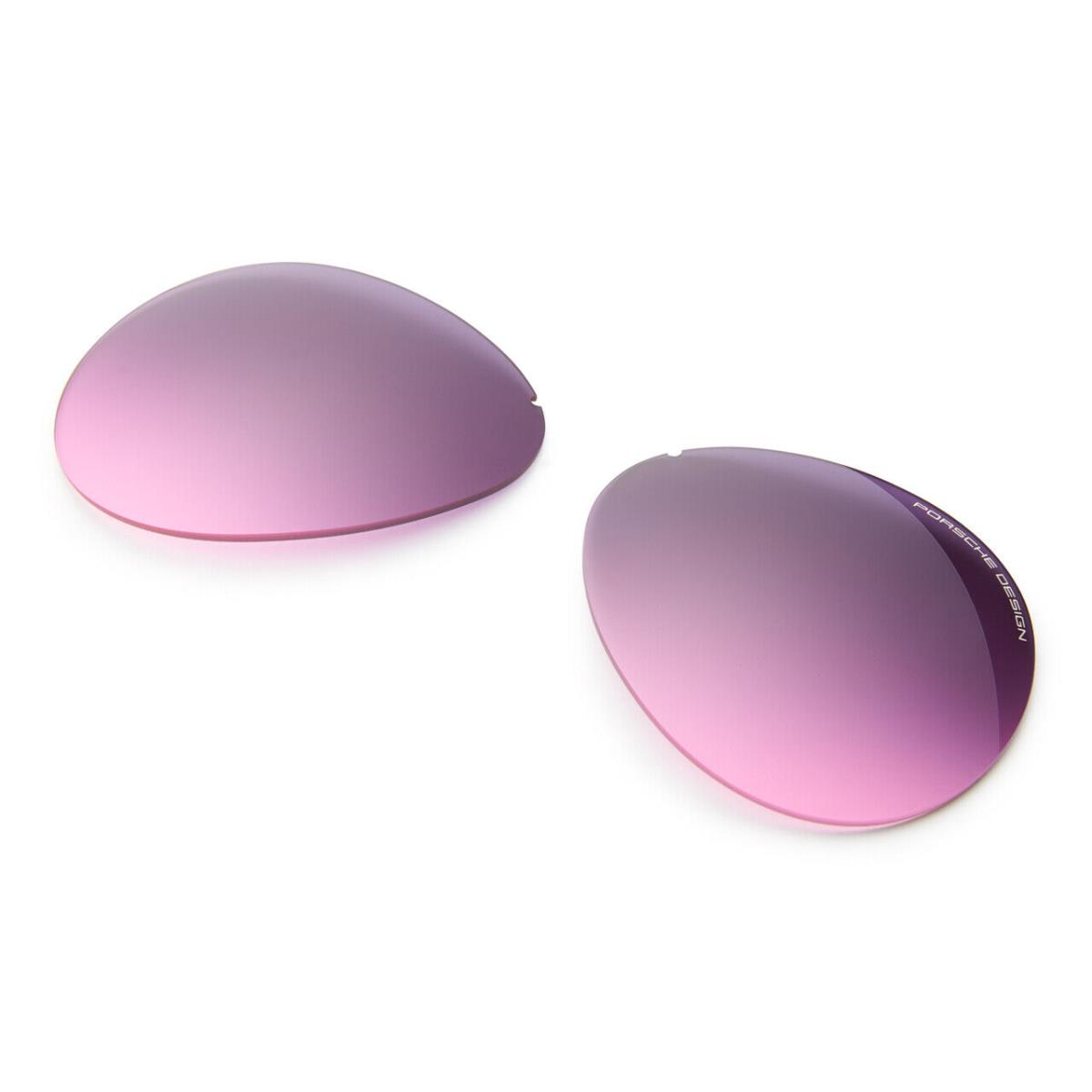 Porsche Design Lens Set For Iconic P8478 Sunglasses - Lenses Set Only Pink Gradient - V574