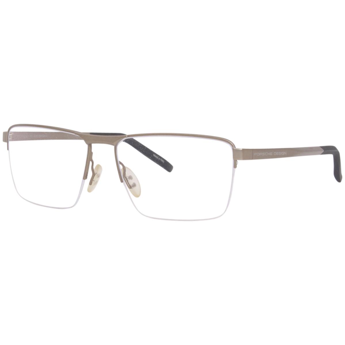 Porsche Design Men`s Eyeglasses P8304 P/8304 Full Rim Optical Frame 55mm Gold