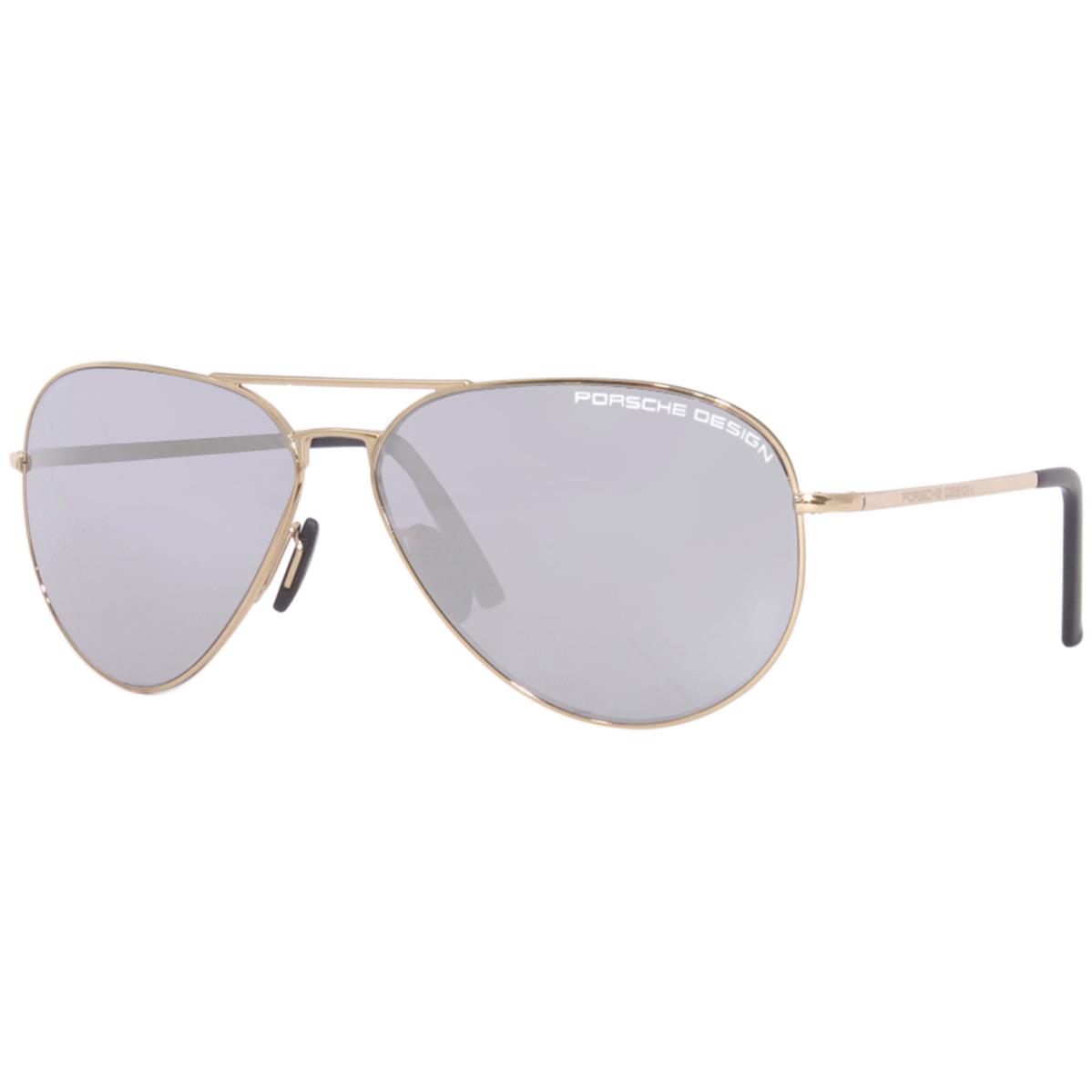 Porsche Design Men`s P`8508 P8508 Square Fashion Sunglasses 60mm Gold