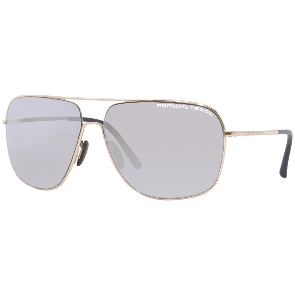 Porsche Design Men`s P`8607 P8607 Fashion Sunglasses 63mm Gold