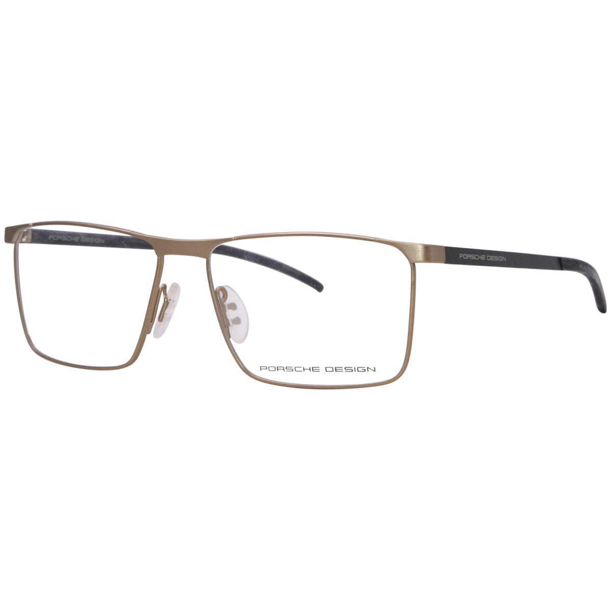 Porsche Design Men`s Eyeglasses P8326 P/8326 Full Rim Optical Frame 55mm Gold