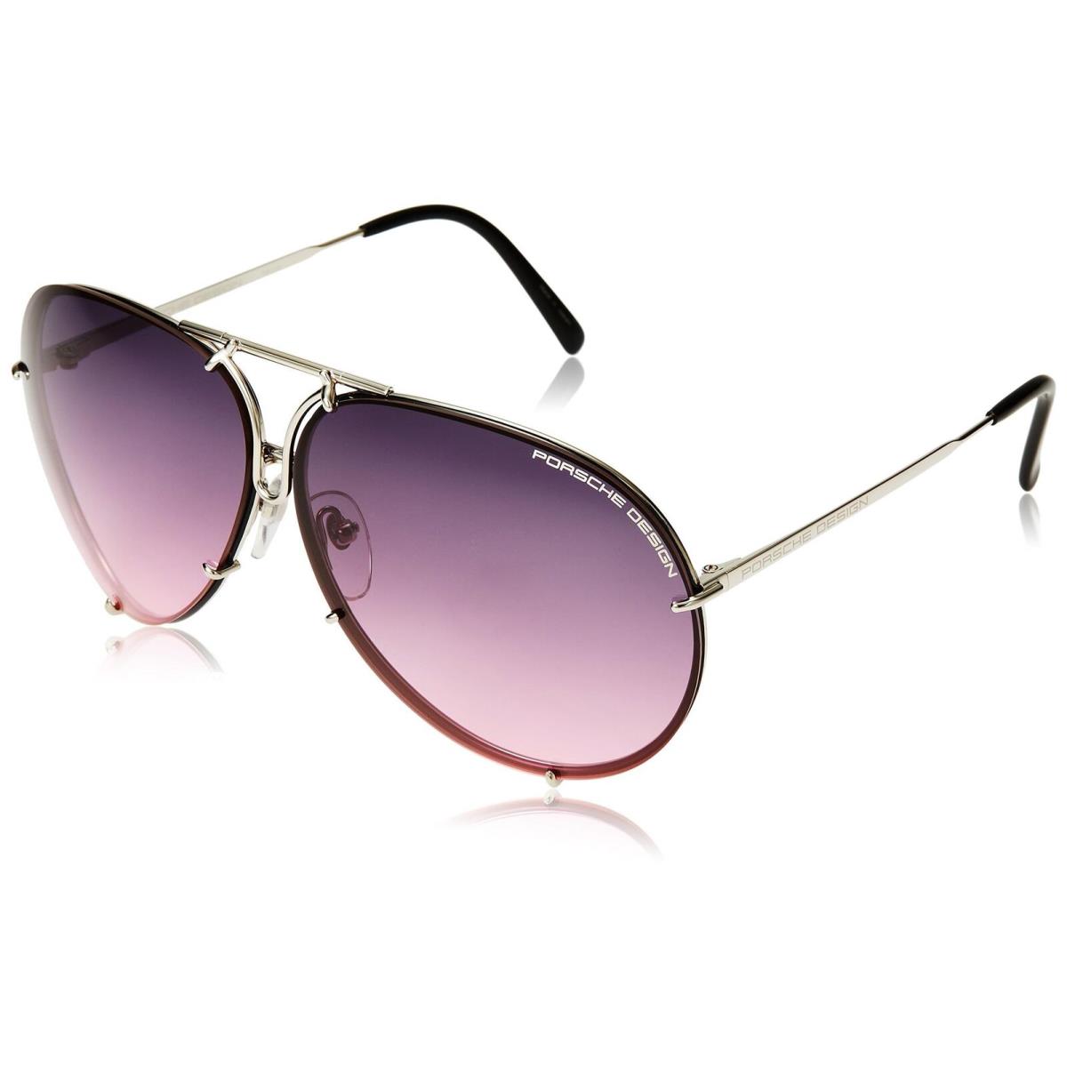 Porsche Women`s P8478 Designer Pilot Sunglasses Beta-titanium in 6 Colors Sizes - Gold, Frame: Beige