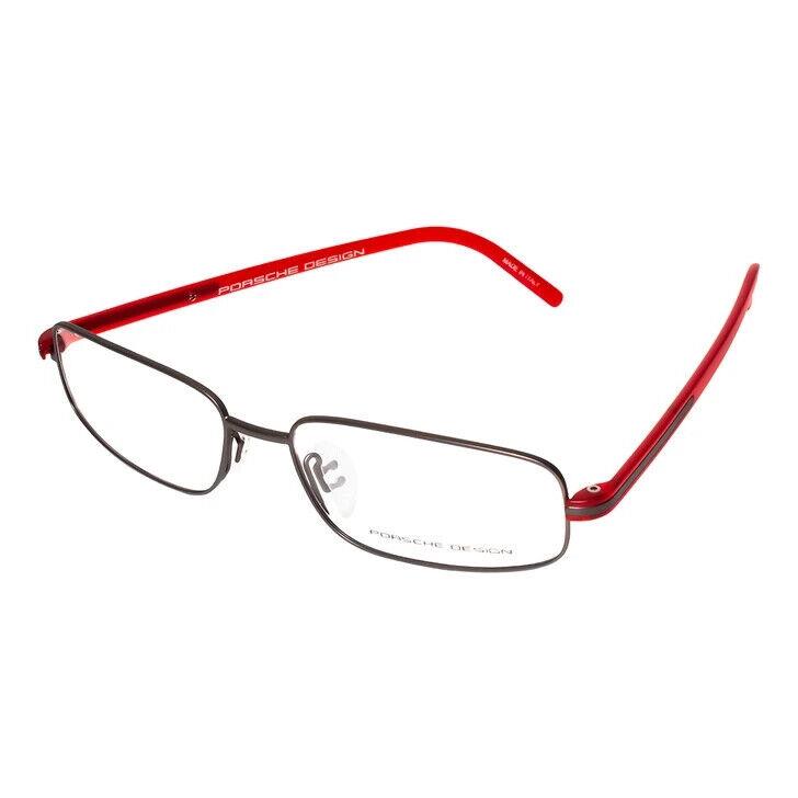 Porsche Design Titanium Eyeglasses Optical Frame P8125 D Dark Gun Red W/case