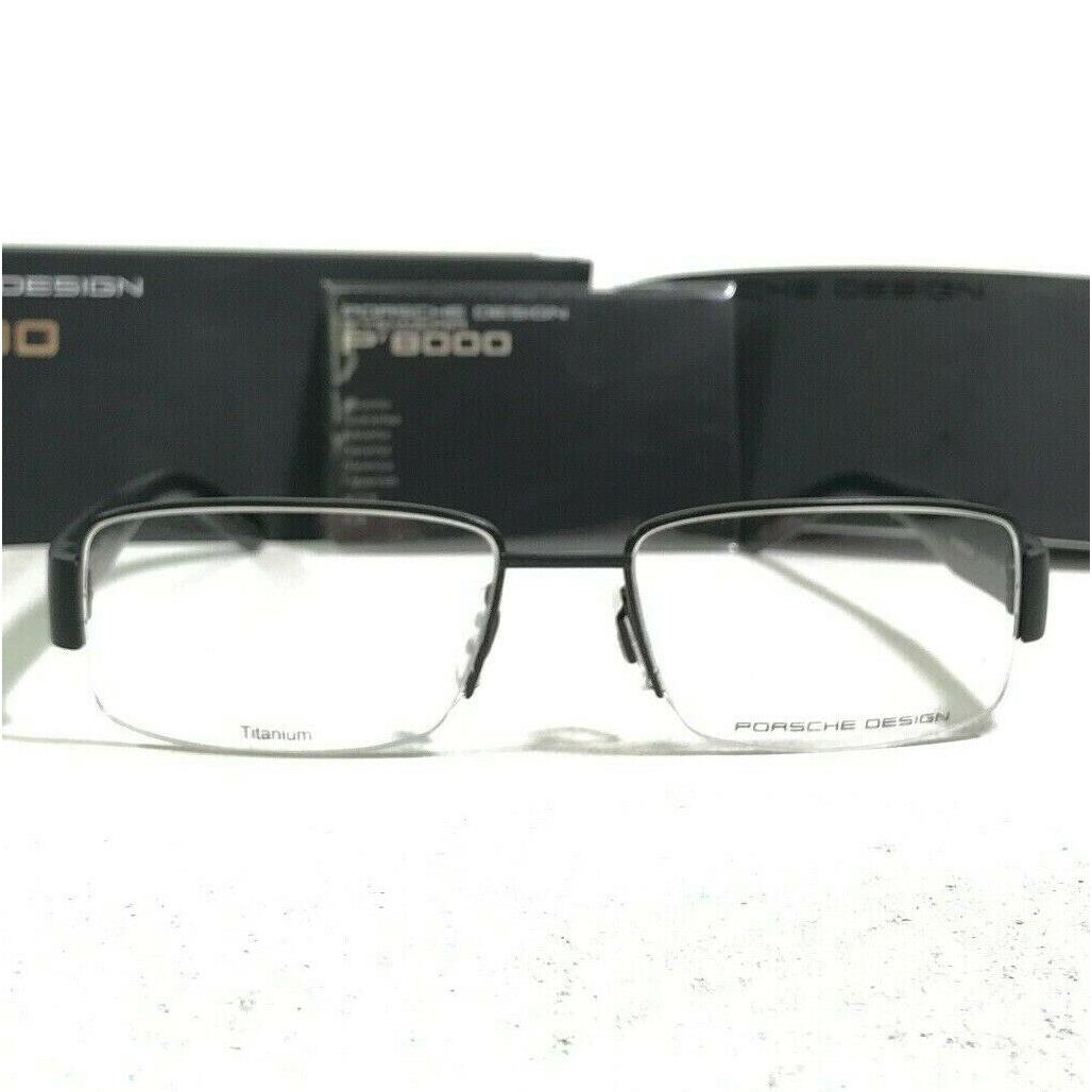 Porsche Design - P`8203-B Matte Black Titanium Rx Eyeglasses 54-17-140