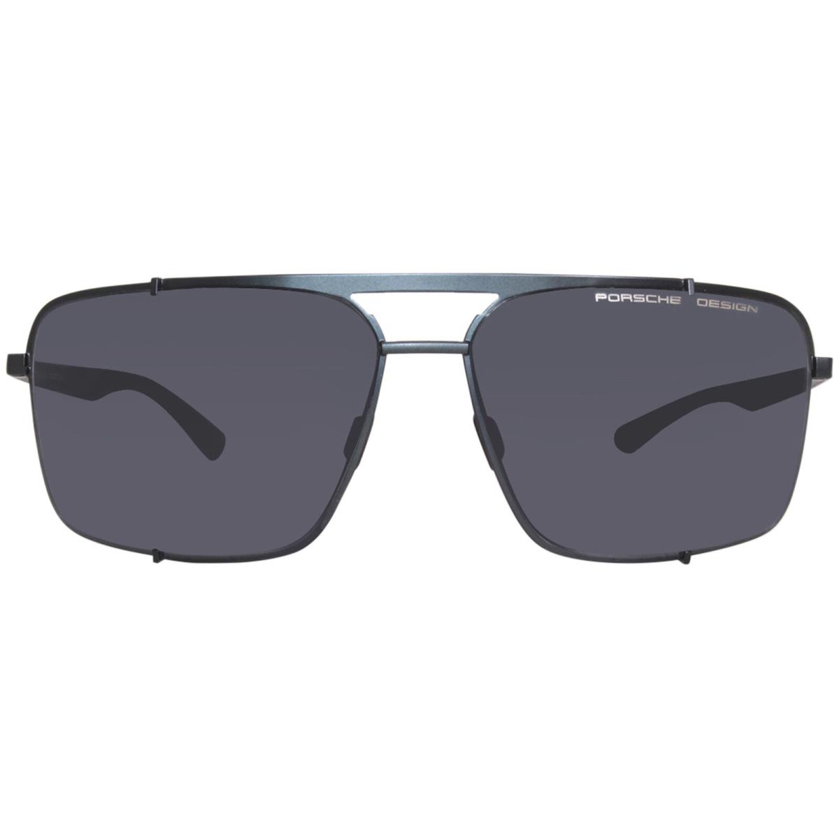 Porsche Design P8919-C Sunglasses Men`s Blue/black Mirror Pilot 63mm