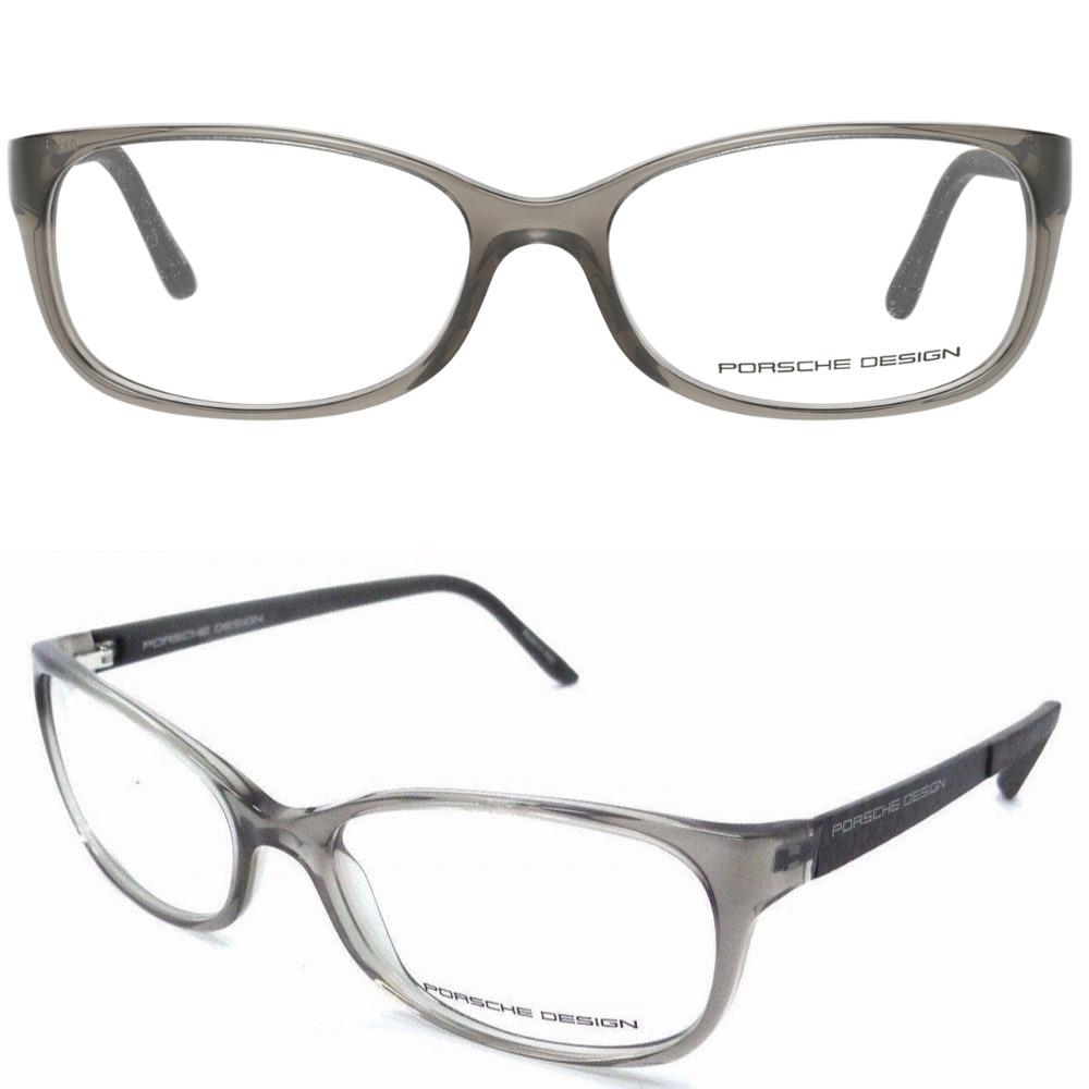 Porsche Design Frame - P`8247-C Clear Grey Rx Ladies Eyeglasses 55-16-135