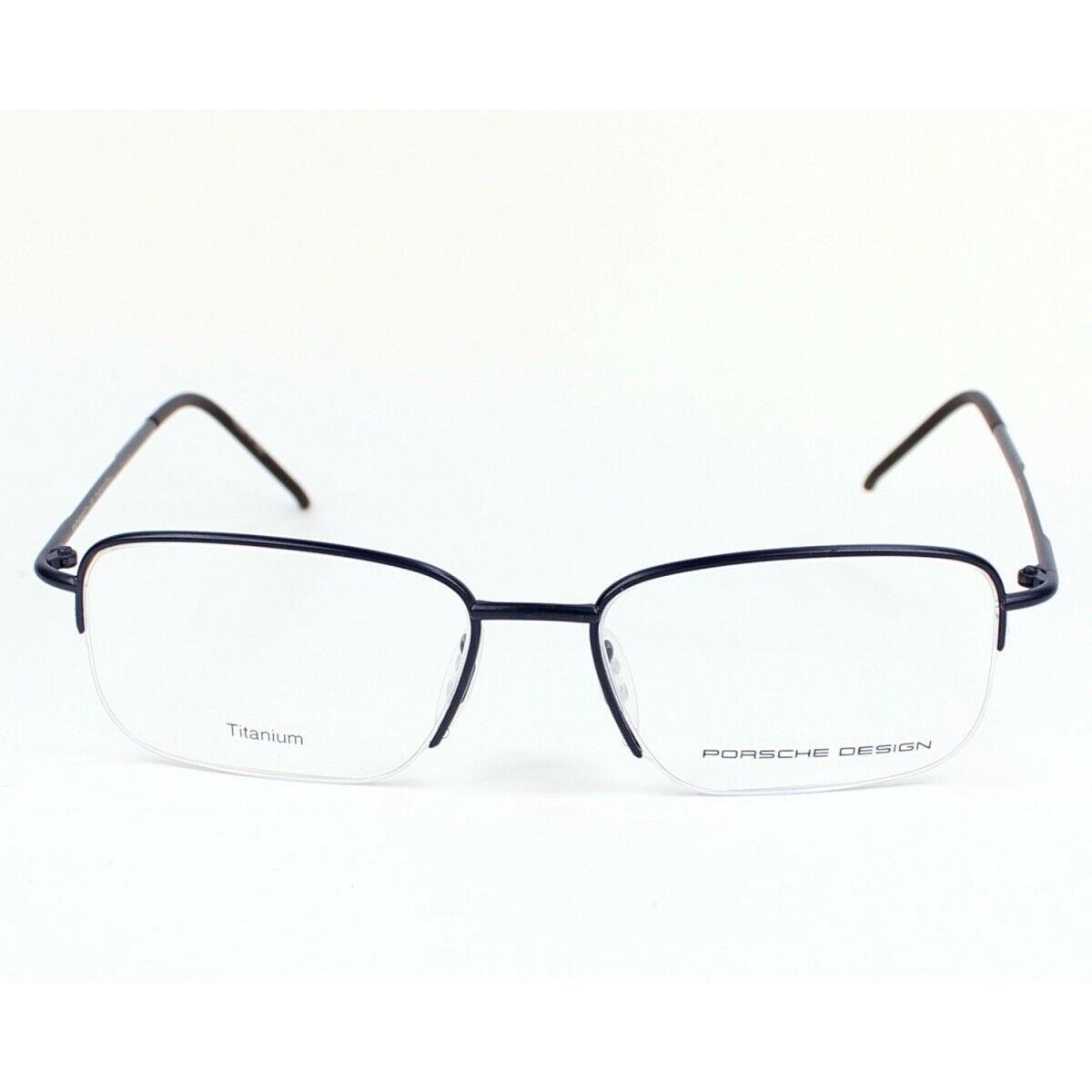 Porsche Design Eyeglasses Optical Frame 8198 D Dark Blue Titanium